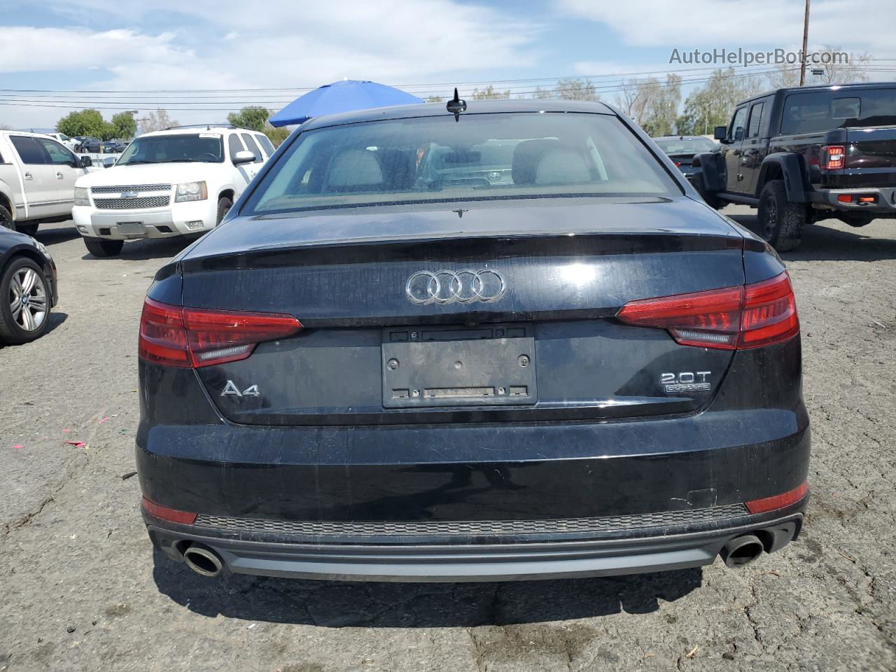 2017 Audi A4 Premium Black vin: WAUDNAF41HN041624