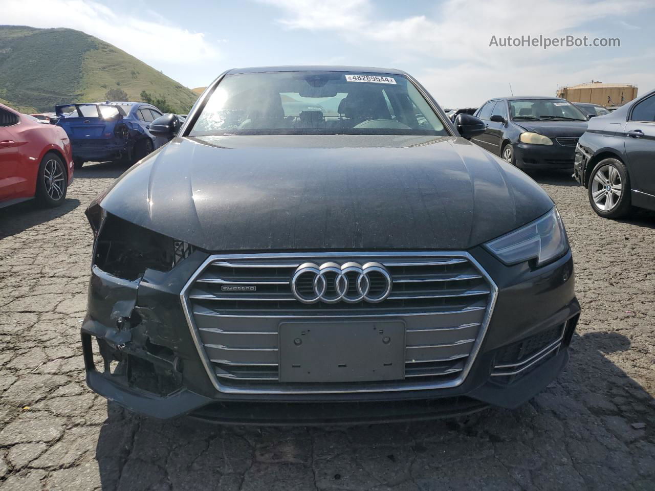 2017 Audi A4 Premium Black vin: WAUDNAF41HN041624