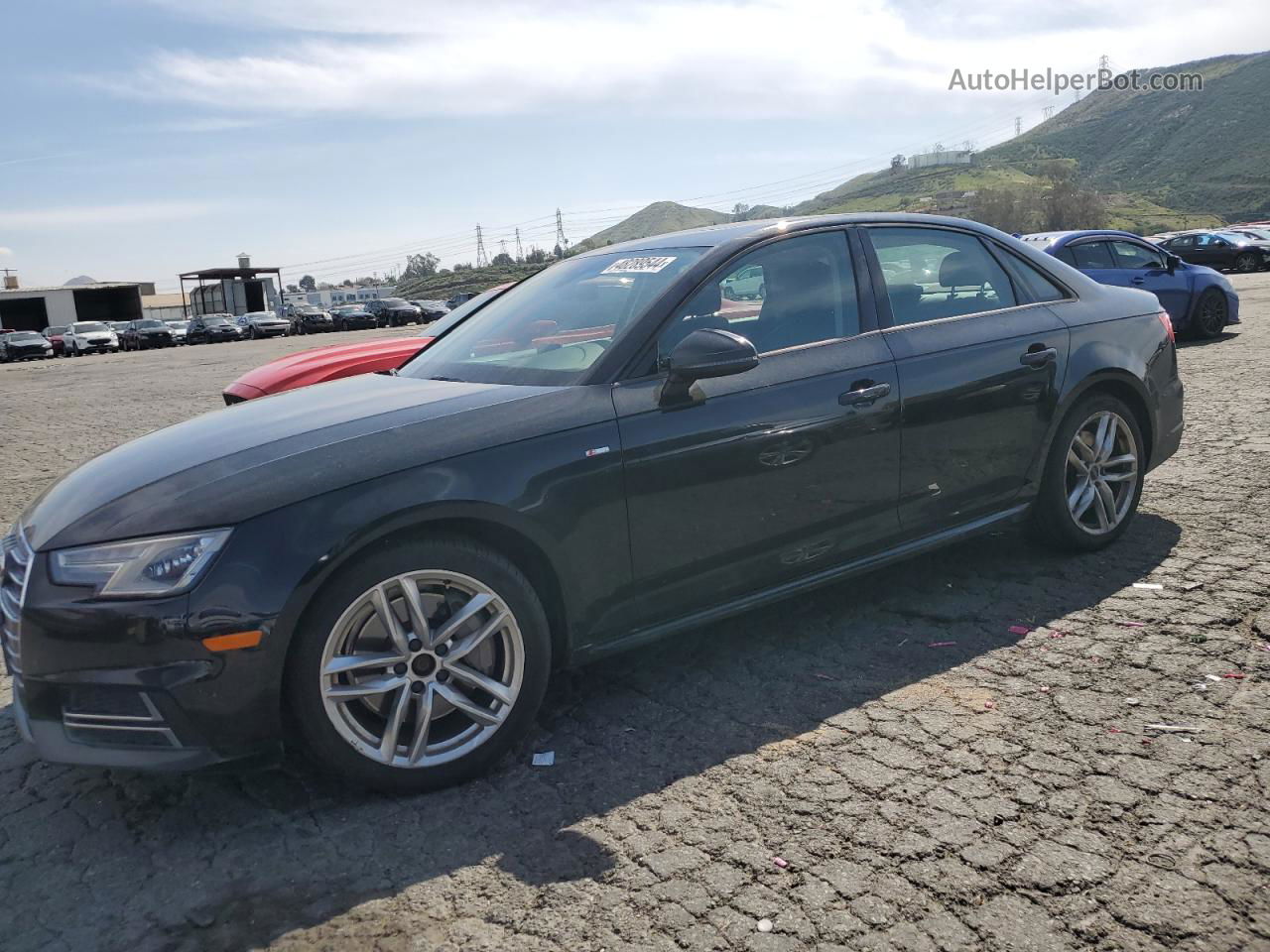 2017 Audi A4 Premium Black vin: WAUDNAF41HN041624