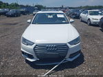 2018 Audi A4 2.0t Premium/2.0t Tech Premium White vin: WAUDNAF41JN002117