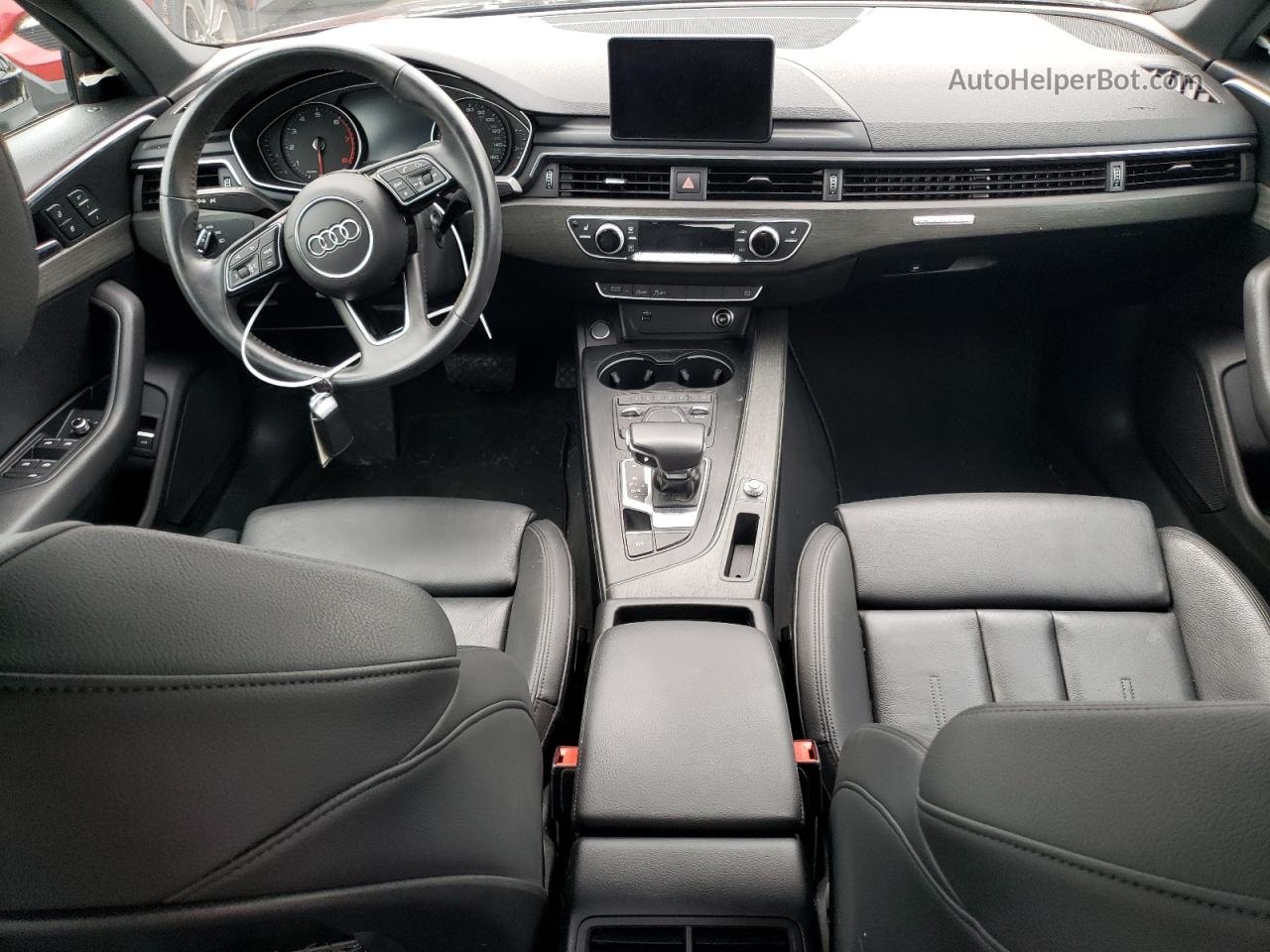 2019 Audi A4 Premium Черный vin: WAUDNAF41KN018853