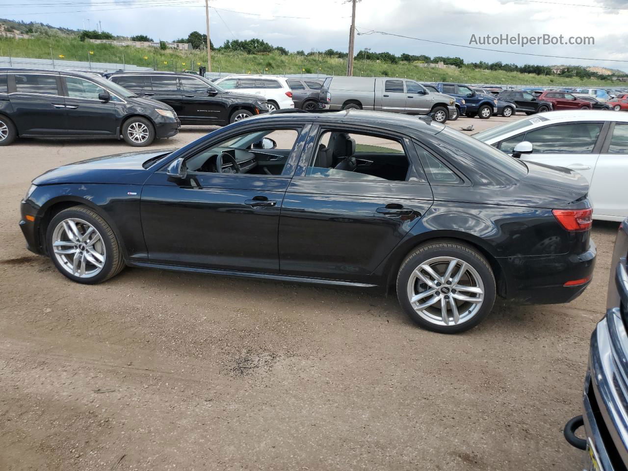 2017 Audi A4 Premium Black vin: WAUDNAF42HN046637