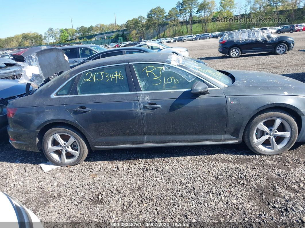 2019 Audi A4 45 Premium Gray vin: WAUDNAF42KA022272