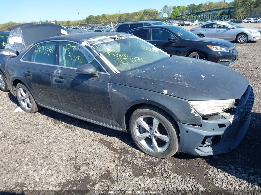 2019 Audi A4 45 Premium Gray vin: WAUDNAF42KA022272