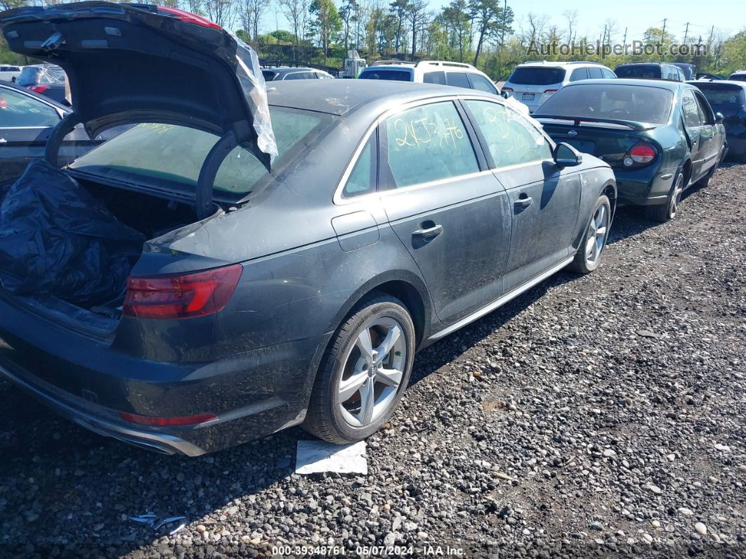 2019 Audi A4 45 Premium Gray vin: WAUDNAF42KA022272