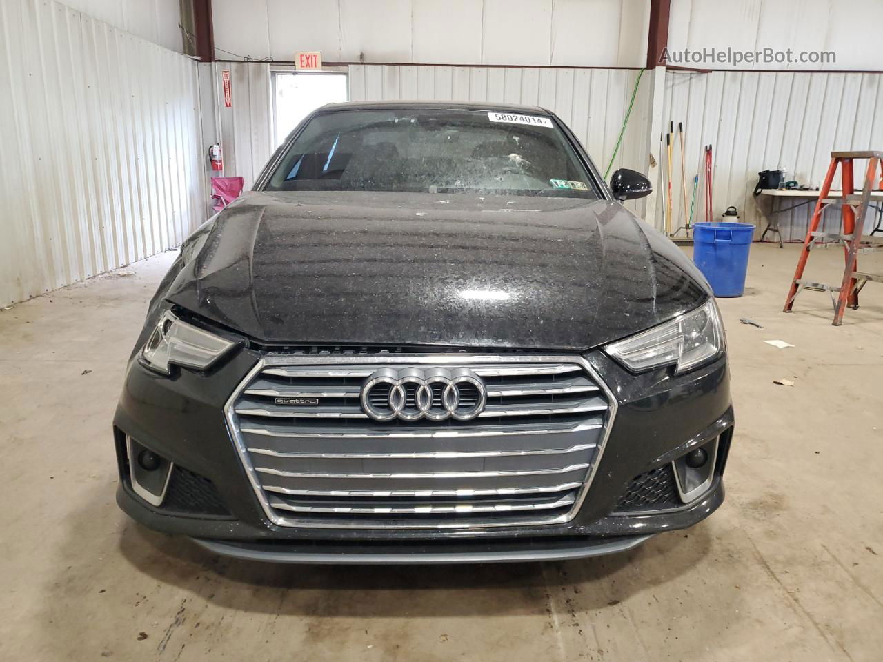 2019 Audi A4 Premium Black vin: WAUDNAF42KN017890