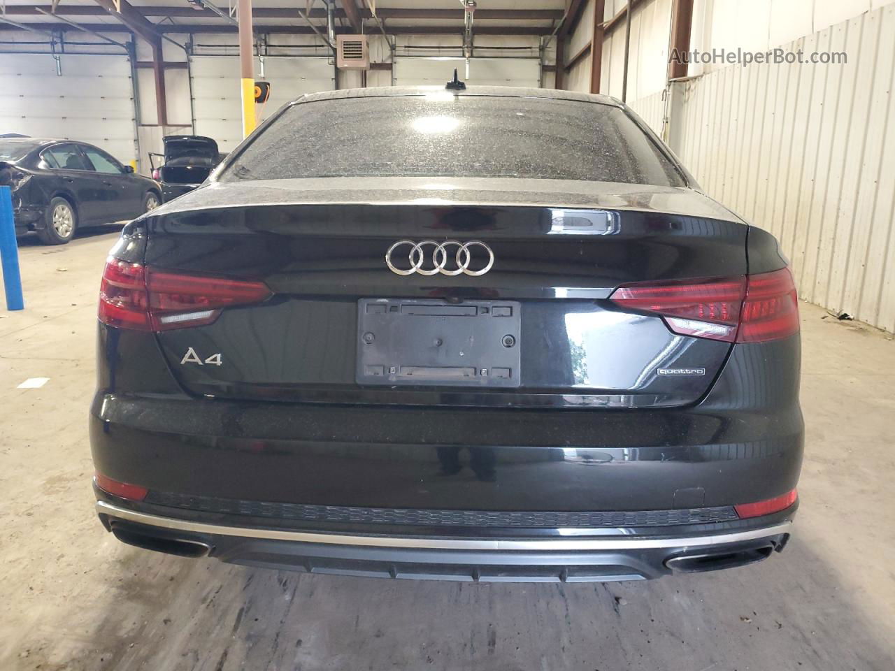 2019 Audi A4 Premium Черный vin: WAUDNAF42KN017890