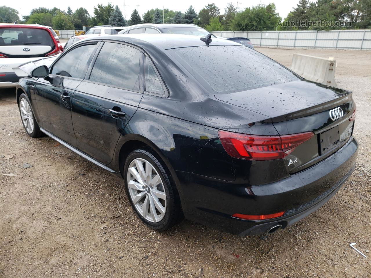 2018 Audi A4 Premium Black vin: WAUDNAF43JA069602