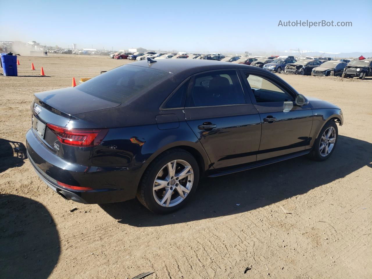 2018 Audi A4 Premium Black vin: WAUDNAF43JA082608