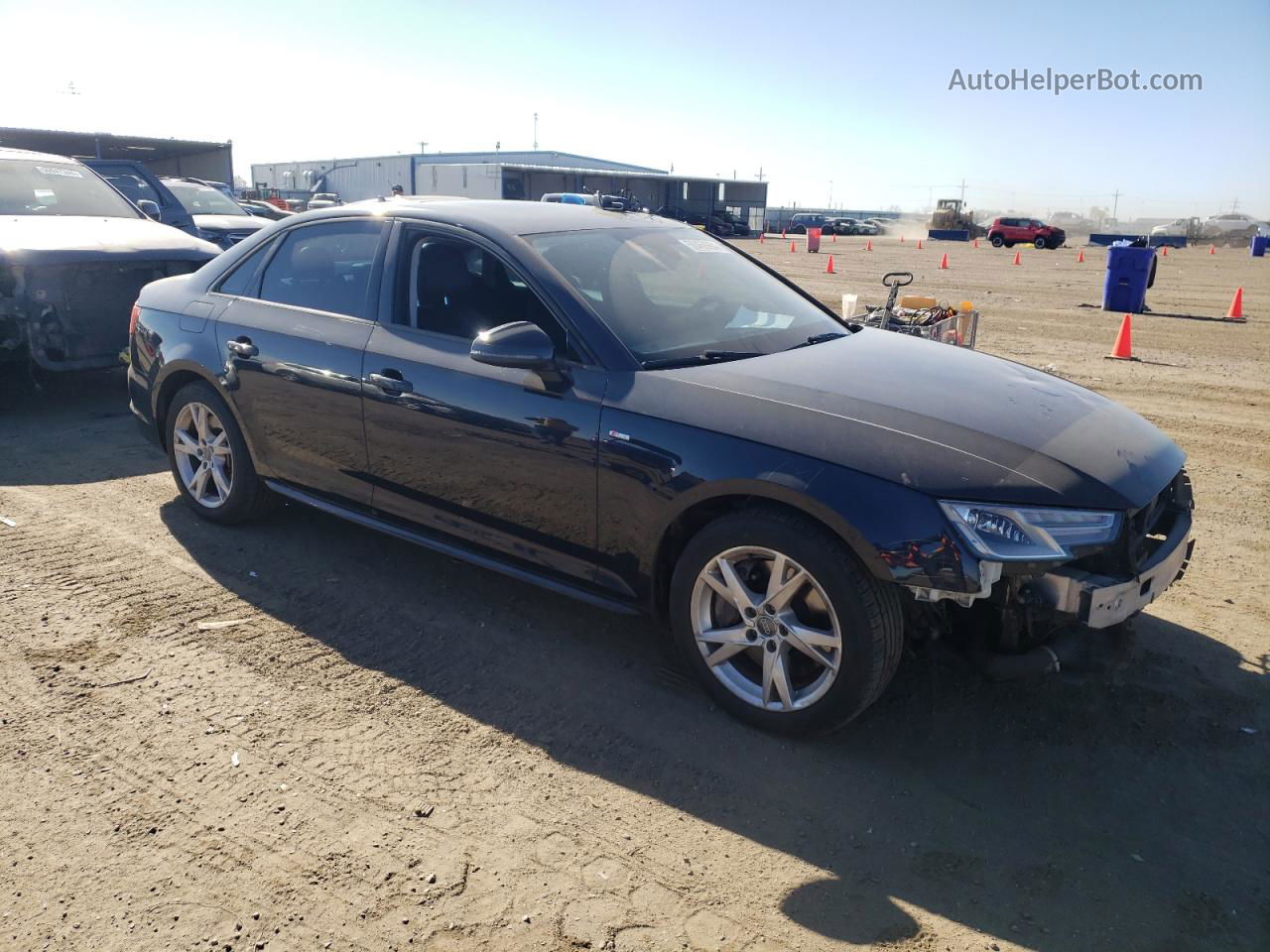 2018 Audi A4 Premium Black vin: WAUDNAF43JA082608