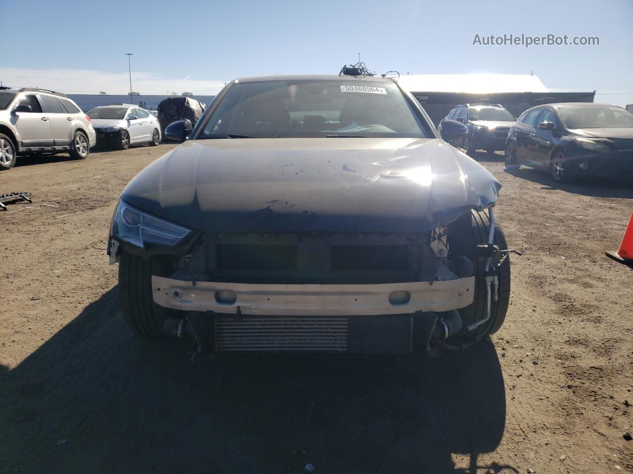 2018 Audi A4 Premium Black vin: WAUDNAF43JA082608