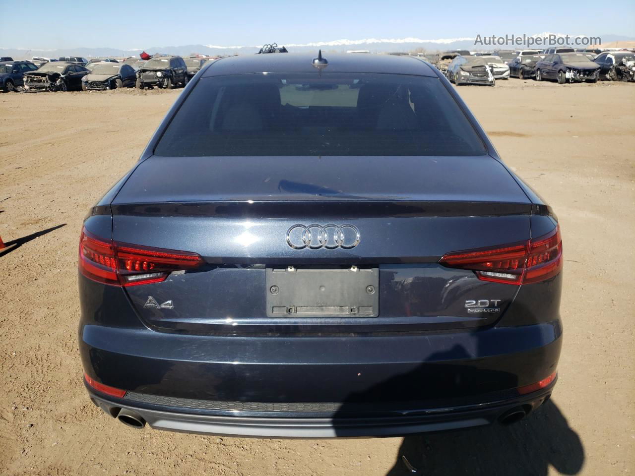 2018 Audi A4 Premium Black vin: WAUDNAF43JA082608