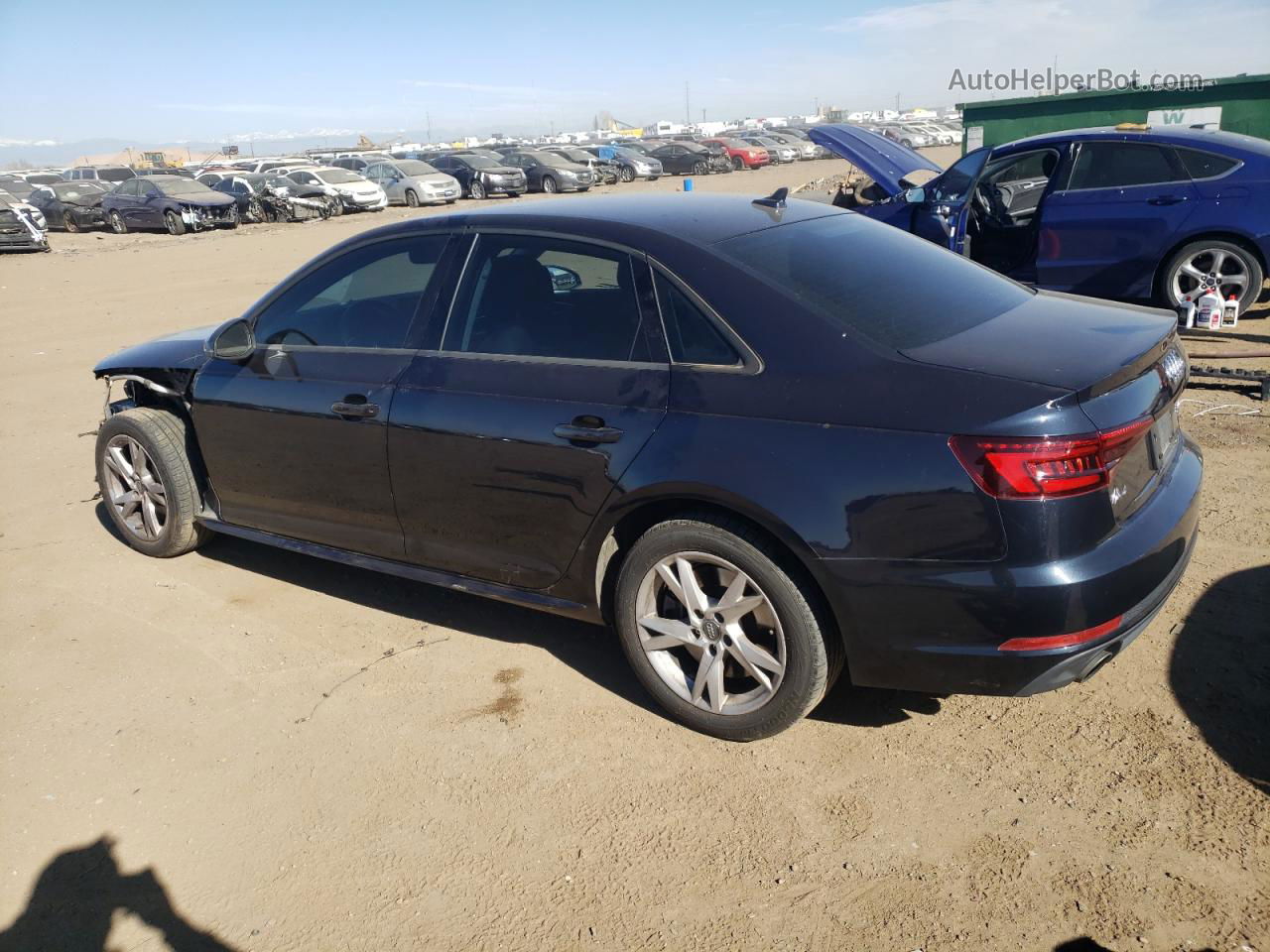 2018 Audi A4 Premium Black vin: WAUDNAF43JA082608