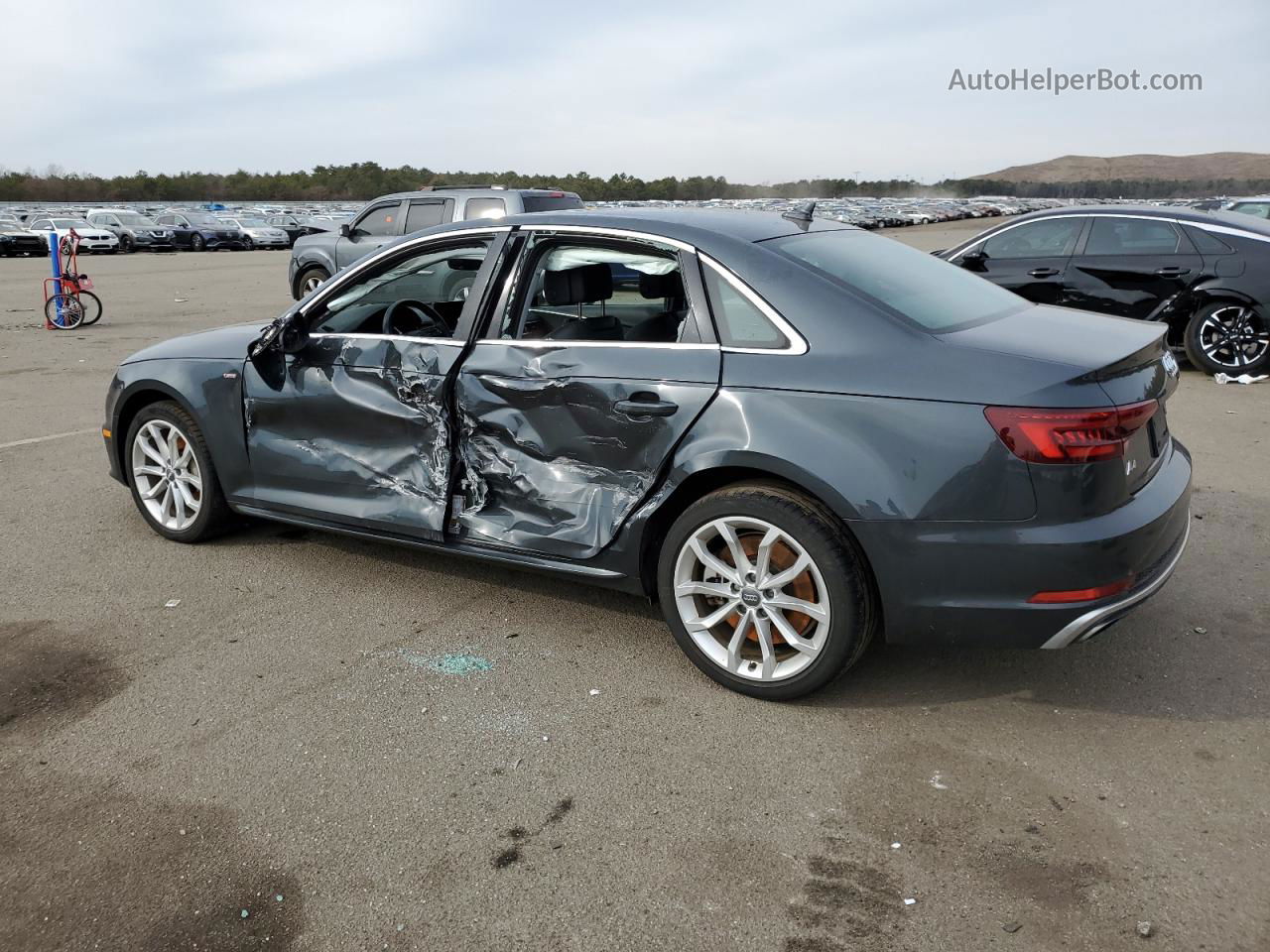 2019 Audi A4 Premium Gray vin: WAUDNAF43KA105709