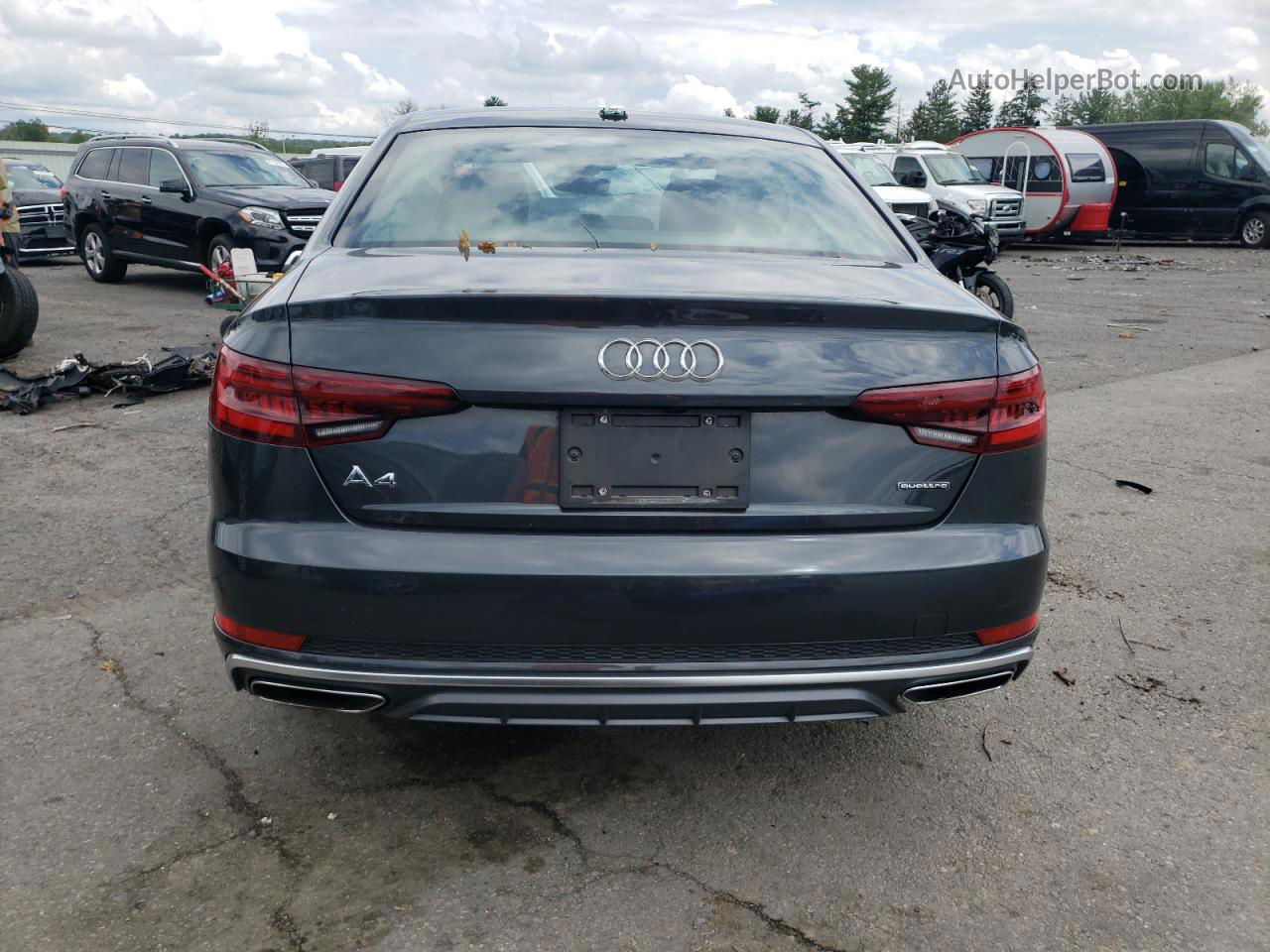 2019 Audi A4 Premium Charcoal vin: WAUDNAF45KA034562