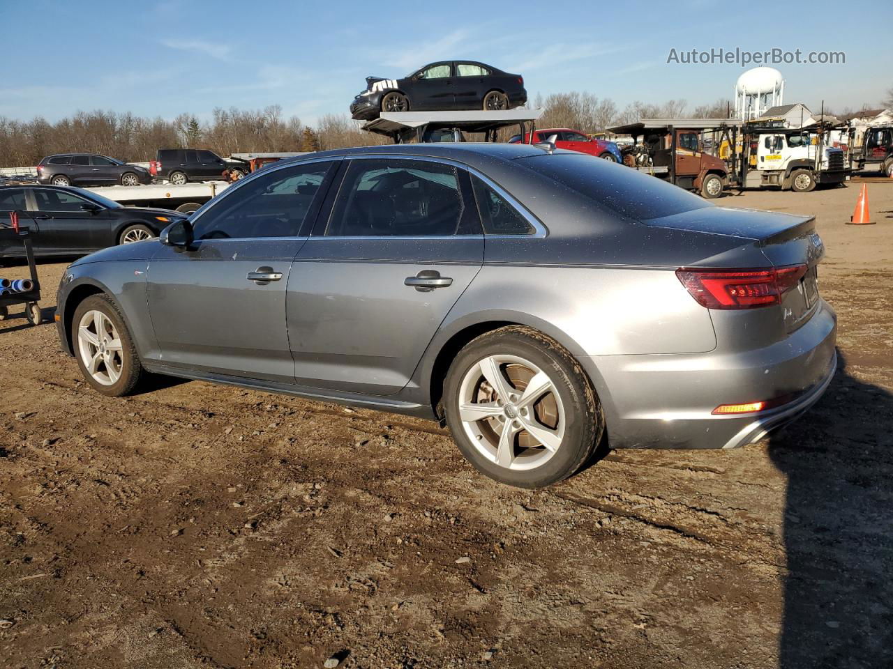 2019 Audi A4 Premium Угольный vin: WAUDNAF46KA030634