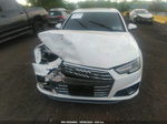 2019 Audi A4 45 Premium White vin: WAUDNAF46KN020095