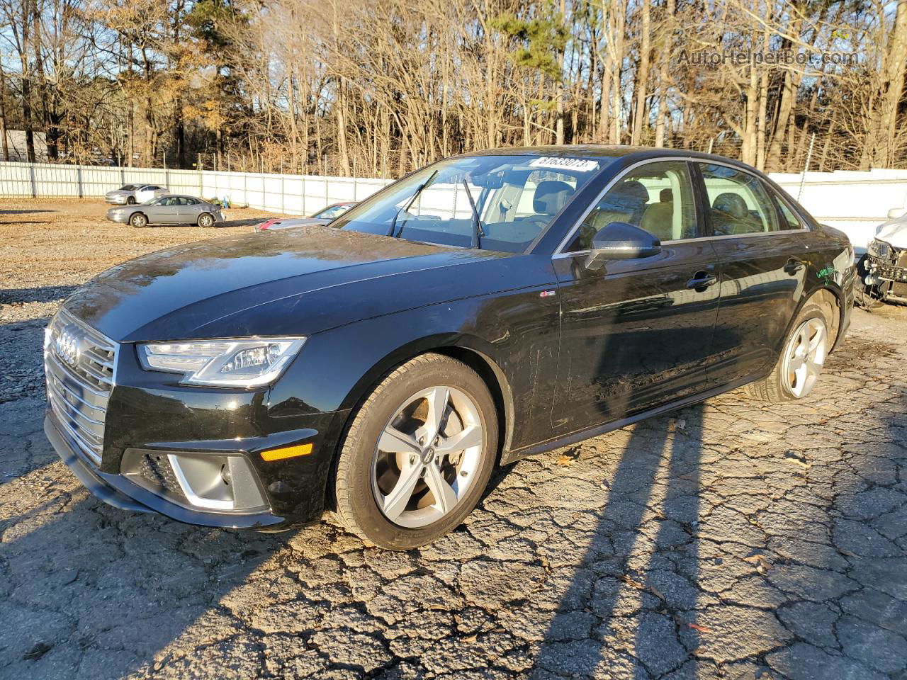 2019 Audi A4 Premium Black vin: WAUDNAF47KA021618