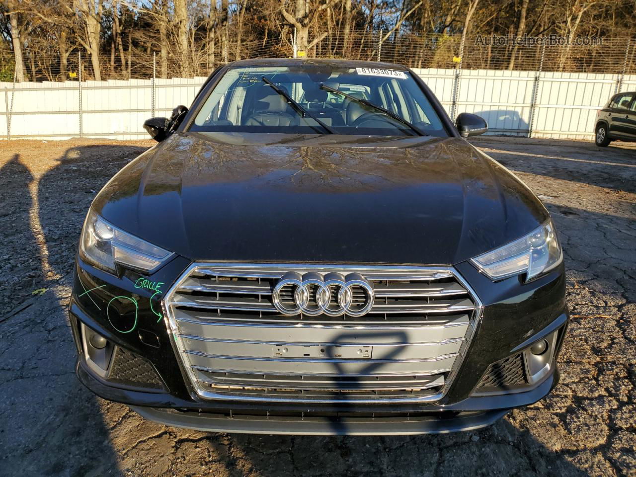 2019 Audi A4 Premium Black vin: WAUDNAF47KA021618