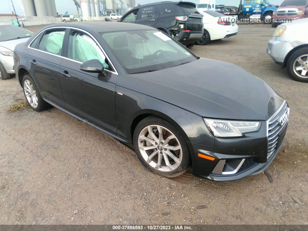 2019 Audi A4 45 Premium Gray vin: WAUDNAF47KA103526