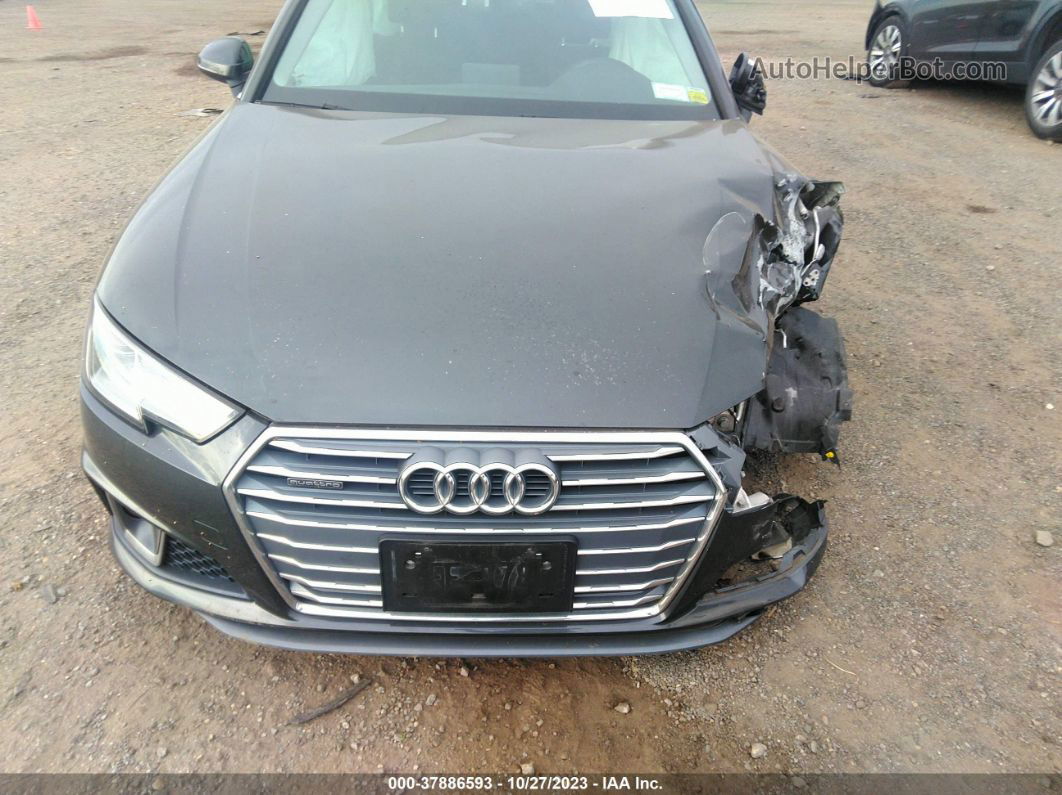 2019 Audi A4 45 Premium Gray vin: WAUDNAF47KA103526