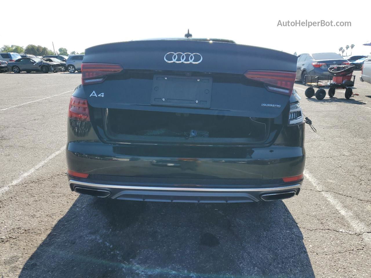 2019 Audi A4 Premium Black vin: WAUDNAF47KN002902