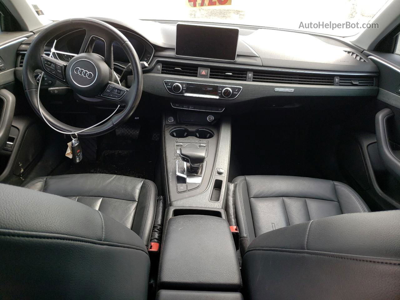 2017 Audi A4 Premium Black vin: WAUDNAF48HN050661