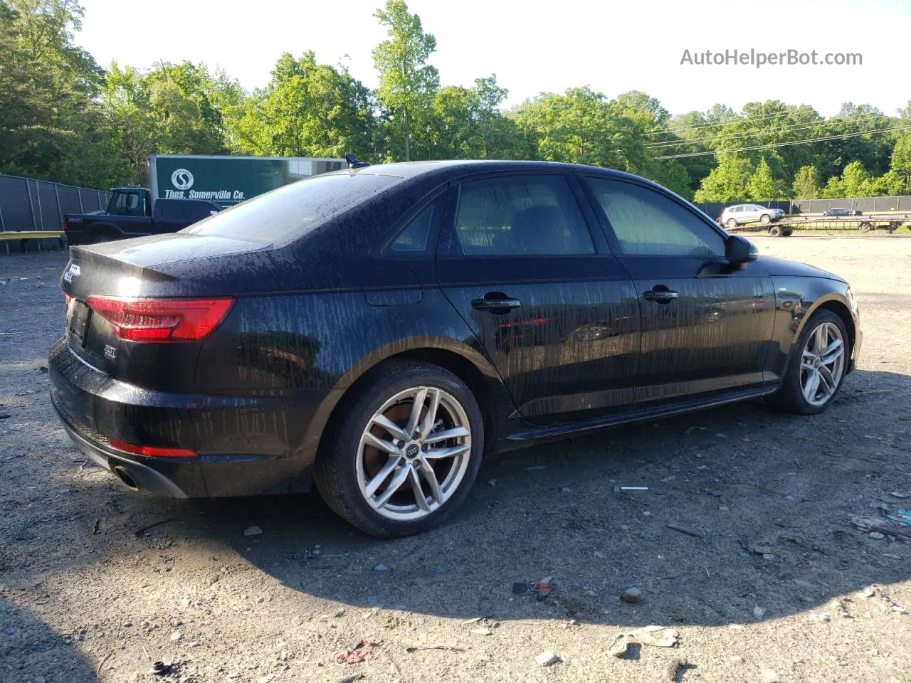 2017 Audi A4 Premium Black vin: WAUDNAF48HN056542