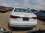 2019 Audi A4 Premium White vin: WAUDNAF48KA016542