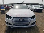 2019 Audi A4 Premium White vin: WAUDNAF48KA016542