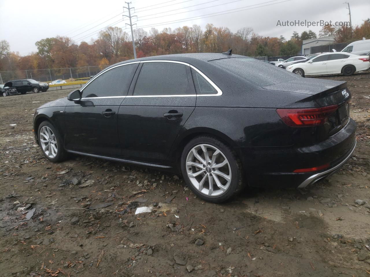 2019 Audi A4 Premium Black vin: WAUDNAF48KA025547