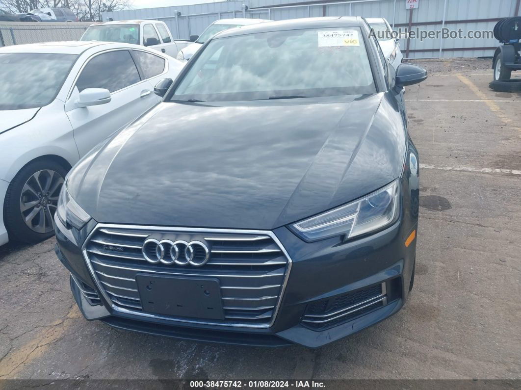 2018 Audi A4 2.0t Premium/2.0t Tech Premium Gray vin: WAUDNAF49JA054604