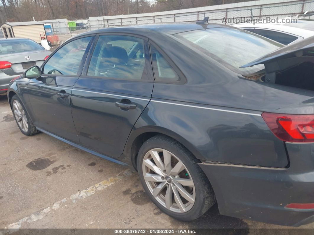 2018 Audi A4 2.0t Premium/2.0t Tech Premium Gray vin: WAUDNAF49JA054604