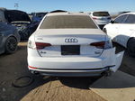 2018 Audi A4 Premium White vin: WAUDNAF49JA218725