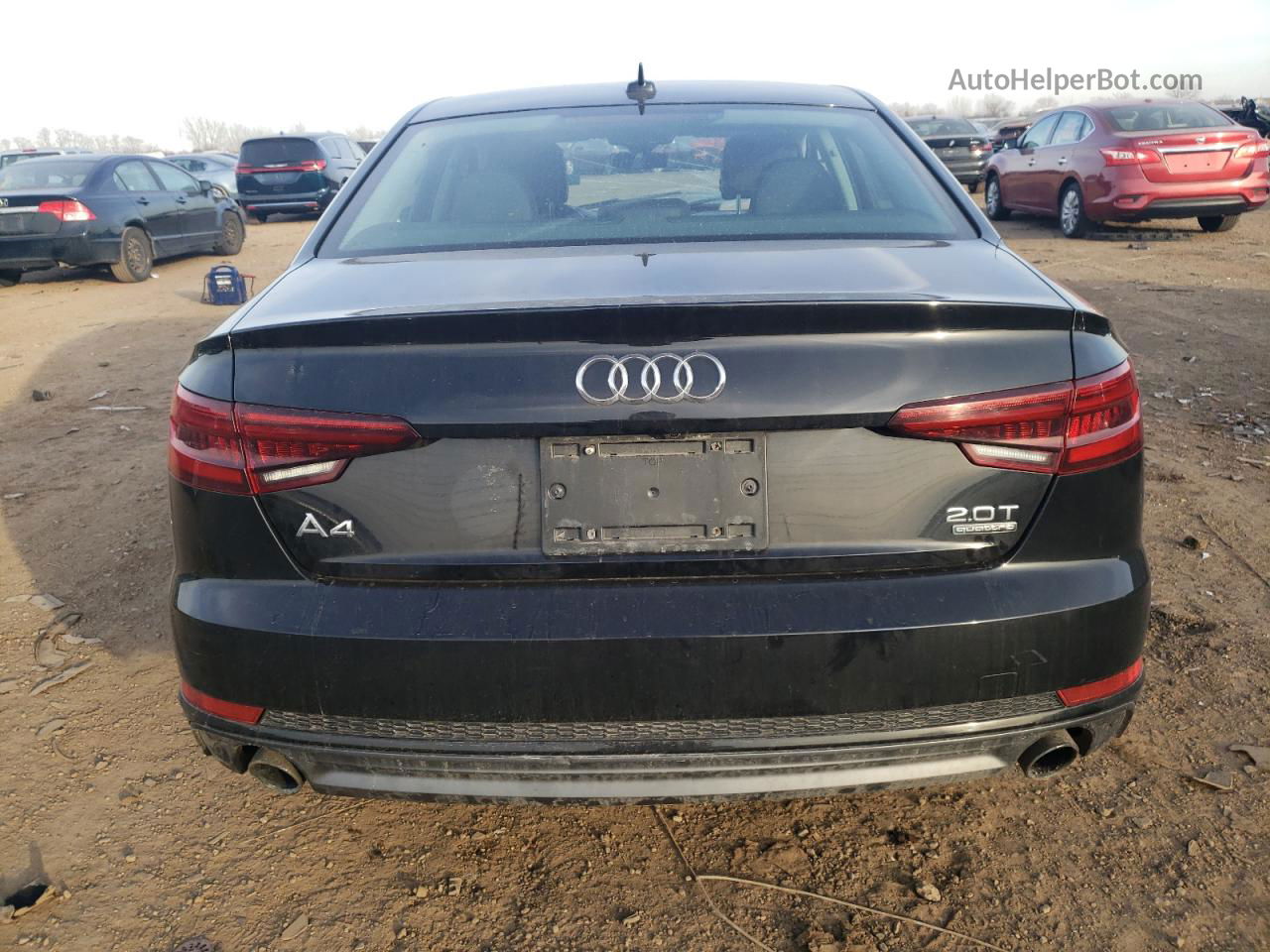 2018 Audi A4 Premium Black vin: WAUDNAF49JN016881