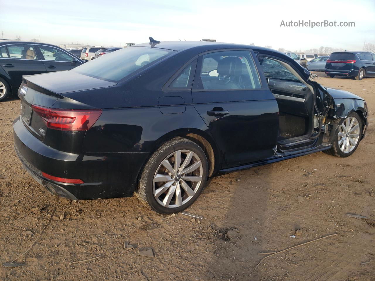 2018 Audi A4 Premium Black vin: WAUDNAF49JN016881