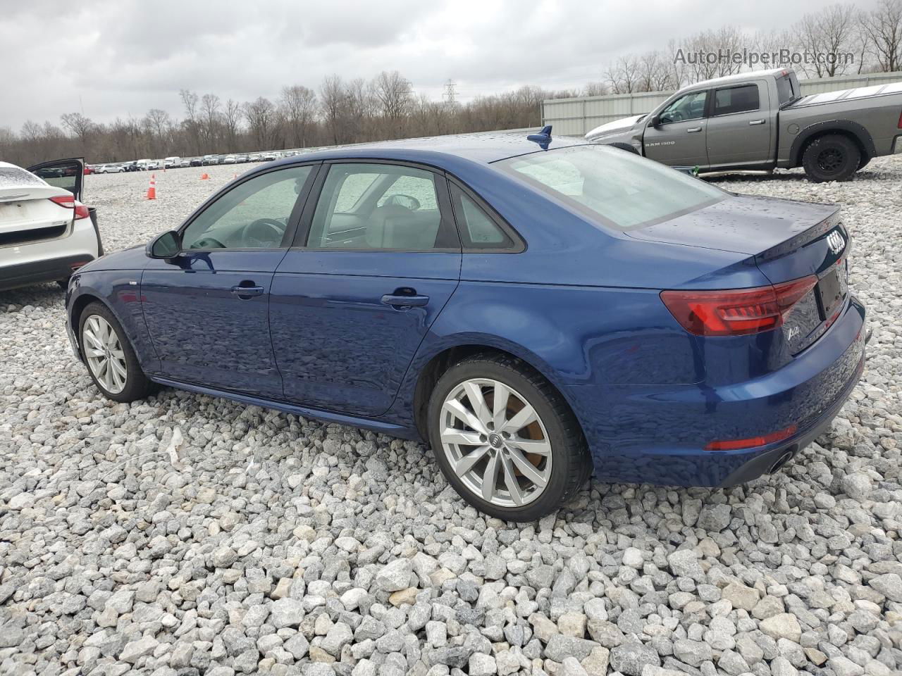 2018 Audi A4 Premium Blue vin: WAUDNAF49JN017545