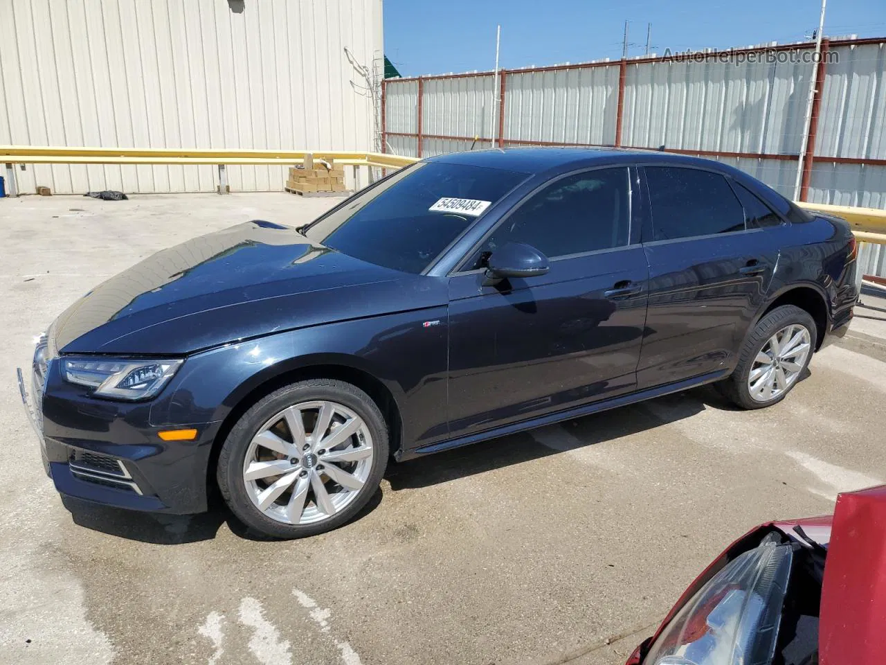 2018 Audi A4 Premium Black vin: WAUDNAF49JN018291