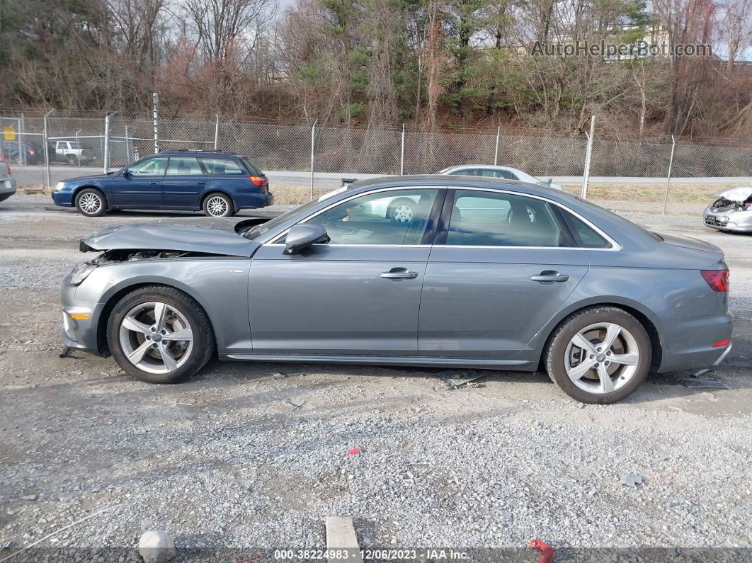 2019 Audi A4 45 Premium Gray vin: WAUDNAF49KA022883