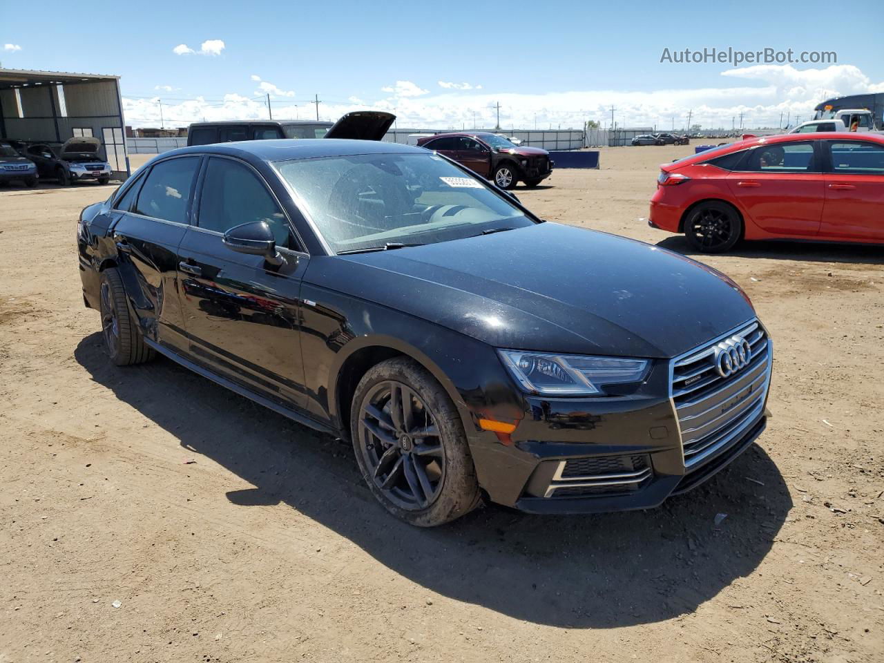 2017 Audi A4 Premium Black vin: WAUDNAF4XHN041704