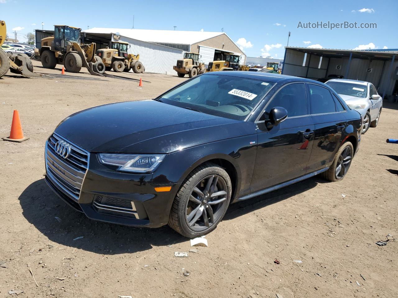 2017 Audi A4 Premium Black vin: WAUDNAF4XHN041704