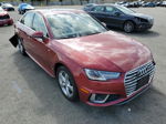 2019 Audi A4 Premium Red vin: WAUDNAF4XKA041863