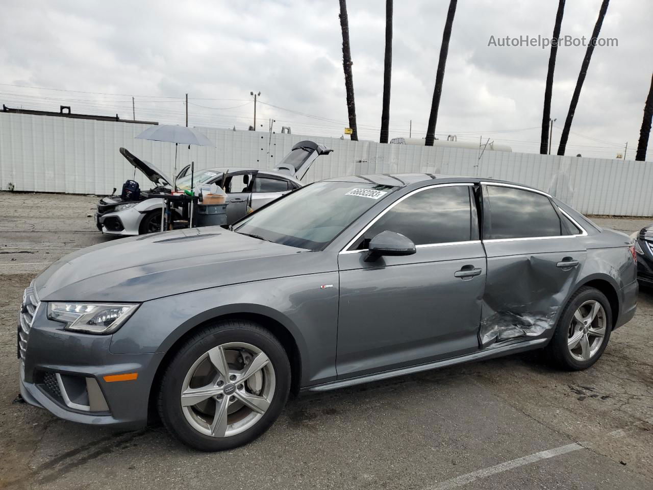 2019 Audi A4 Premium Gray vin: WAUDNAF4XKA044729