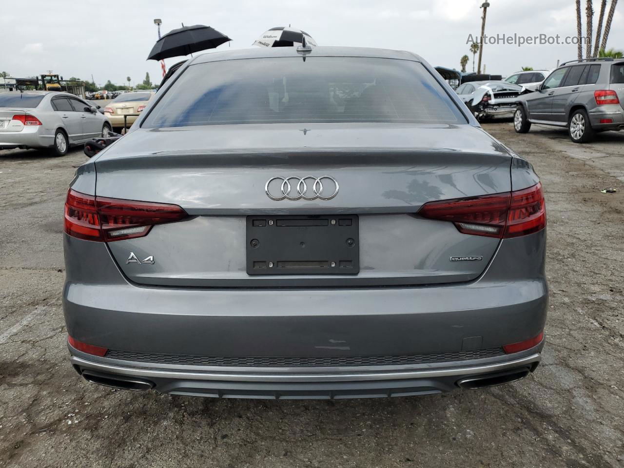 2019 Audi A4 Premium Gray vin: WAUDNAF4XKA044729