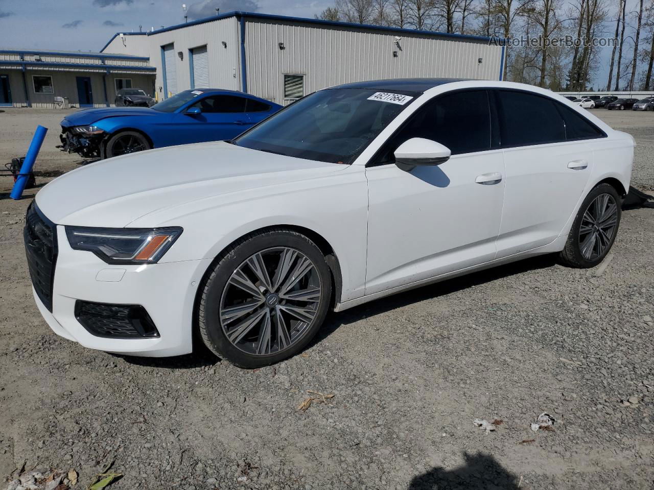 2019 Audi A6 Premium Plus White vin: WAUE8AF27KN118076