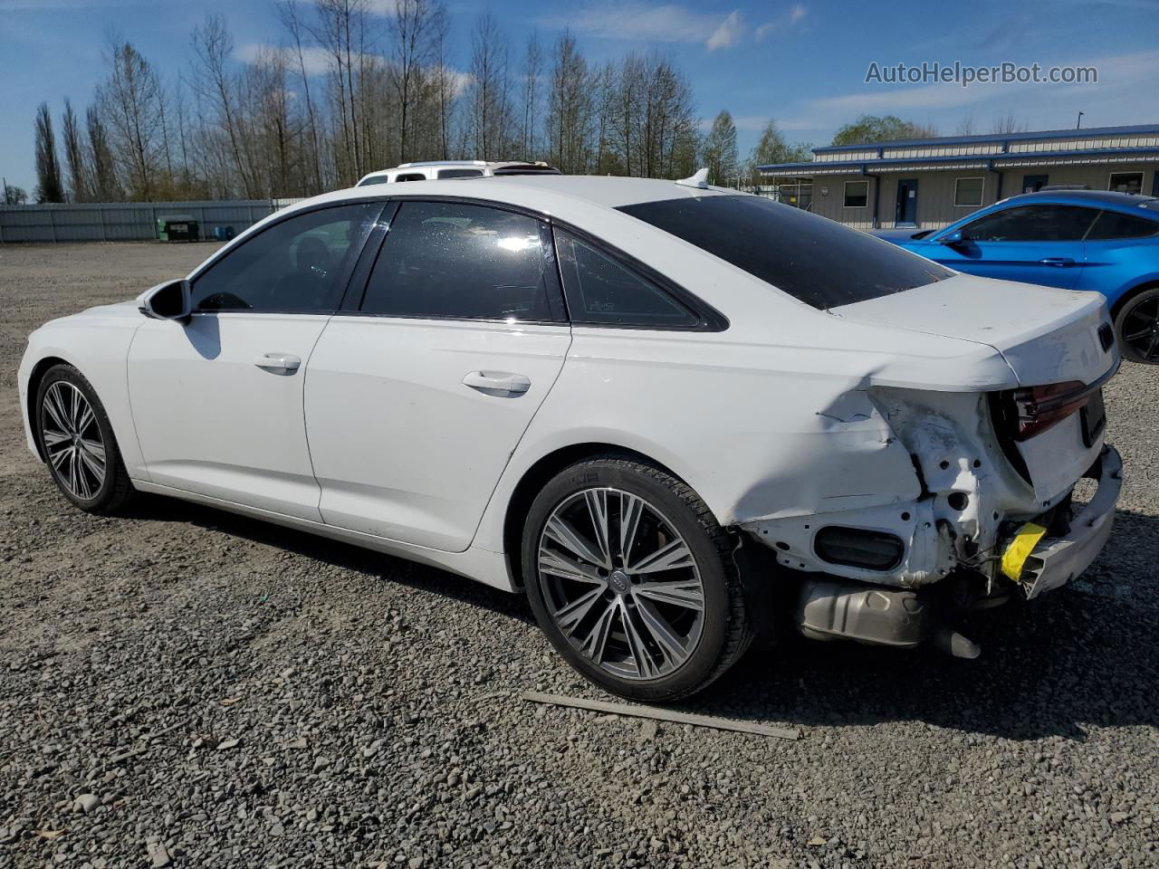 2019 Audi A6 Premium Plus White vin: WAUE8AF27KN118076