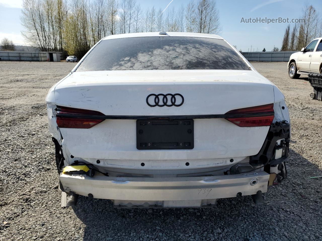 2019 Audi A6 Premium Plus White vin: WAUE8AF27KN118076