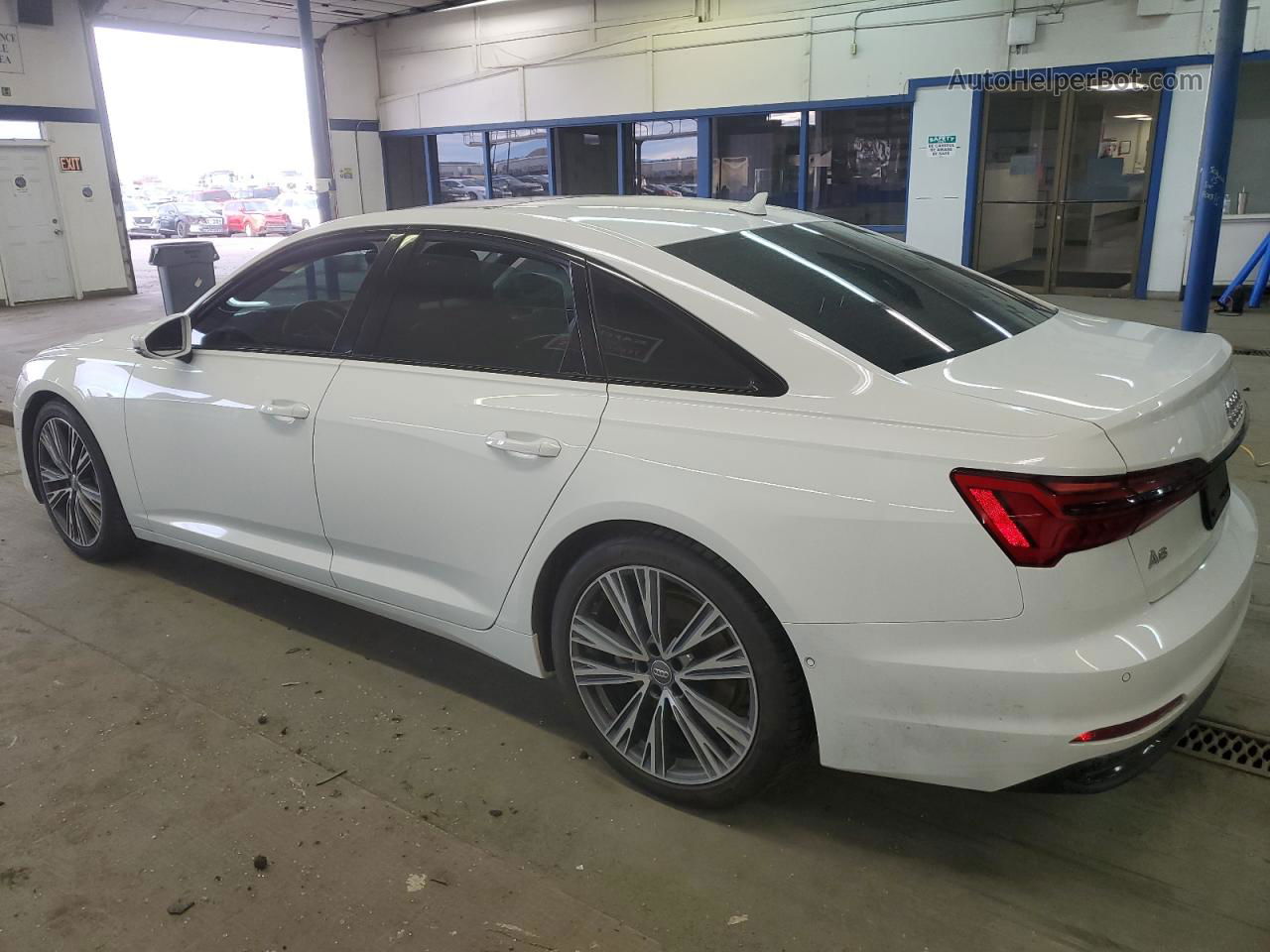 2019 Audi A6 Premium Plus White vin: WAUE8AF28KN128602