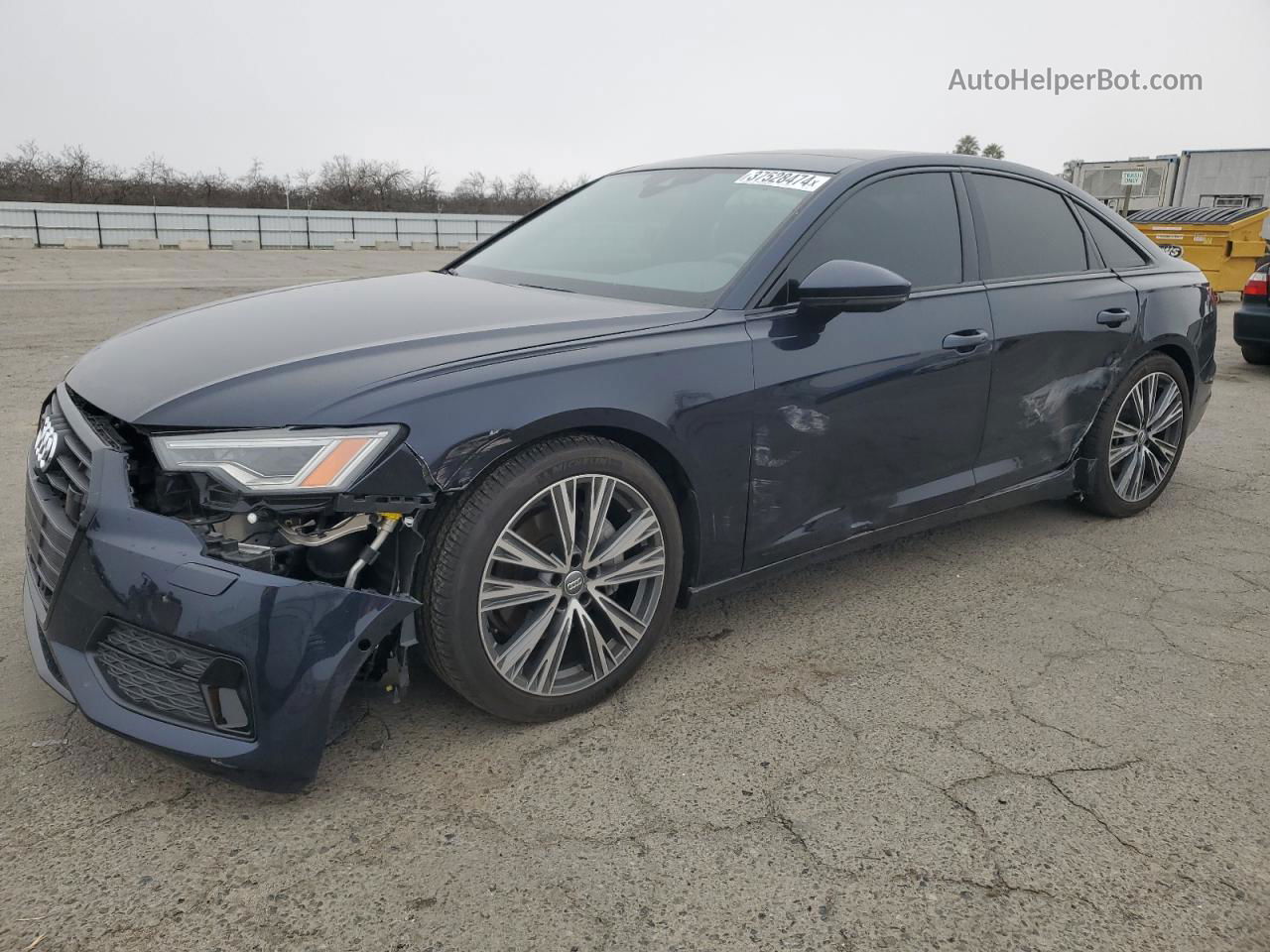 2019 Audi A6 Premium Plus Синий vin: WAUE8AF29KN126146