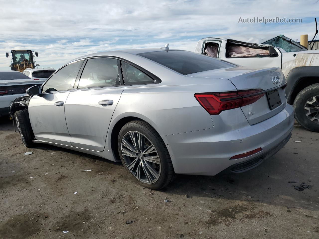 2019 Audi A6 Premium Plus Silver vin: WAUE8AF2XKN127337